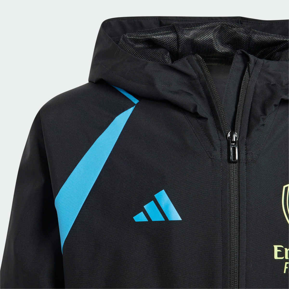 Arsenal Black Windbreaker Jacket