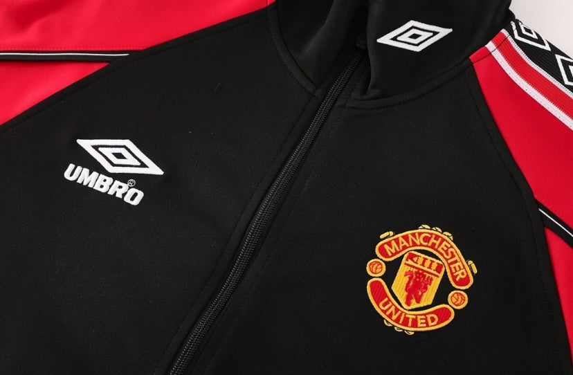 Manchester Utd 25/26 Full Tracksuit Black